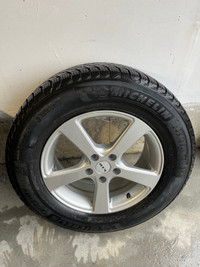 Ford Edge Alloy rims and winter tires with tpms
