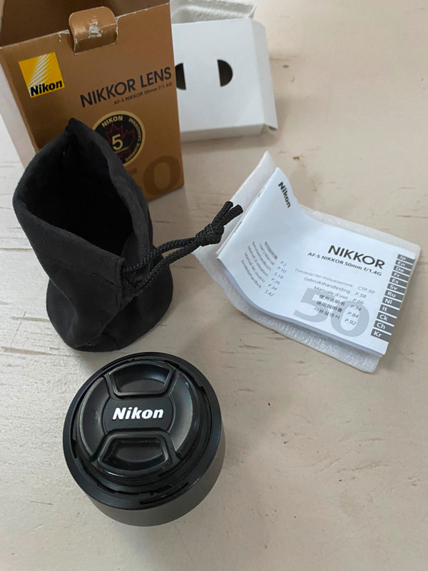 Nikon AF-S Nikkor 50mm F/1.4G Lens in Cameras & Camcorders in Nanaimo - Image 4