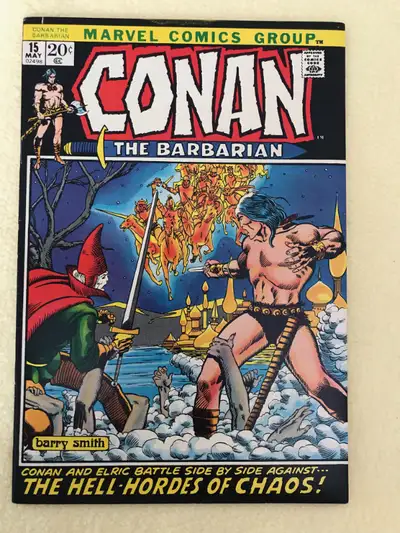 Art by Barry Smith. FN+ (6.5) condition.