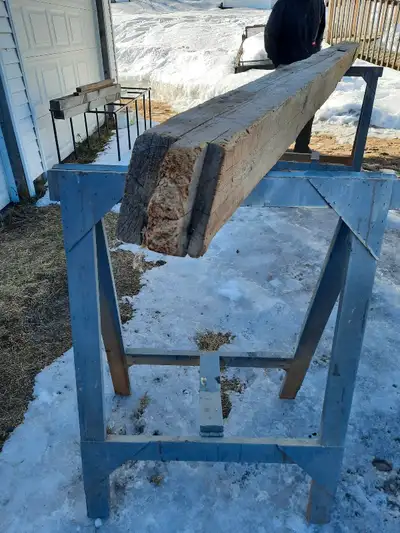6" x6" x 12' barn beam. $135 Removed 10 years from old barn in Renfew County, structurally sound.