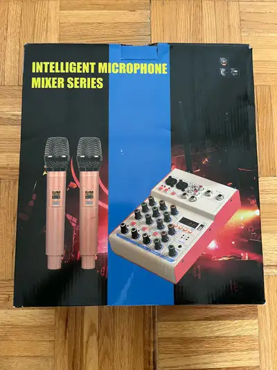 Karaoke Kit - 2 Wireless Microphone and 1 mixer, View more