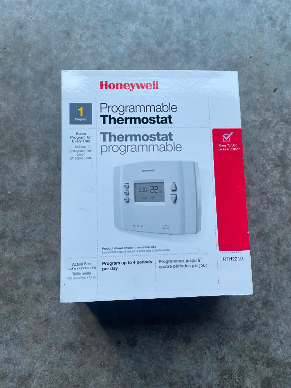 Honeywell Programmable Thermostat Model # RTH221B in Heating, Cooling & Air in London