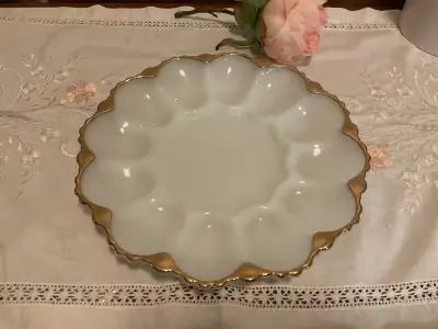 Milk glass pieces.   $20 each, View more