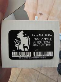 Animal pedals, I Was a Wolf in the Forest distortion