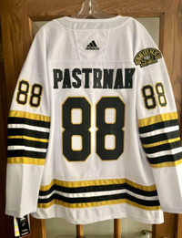 David Pastrnak Boston Bruins jersey 100th Anniversary (New) XL