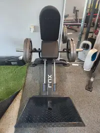 Gym hack squat machine