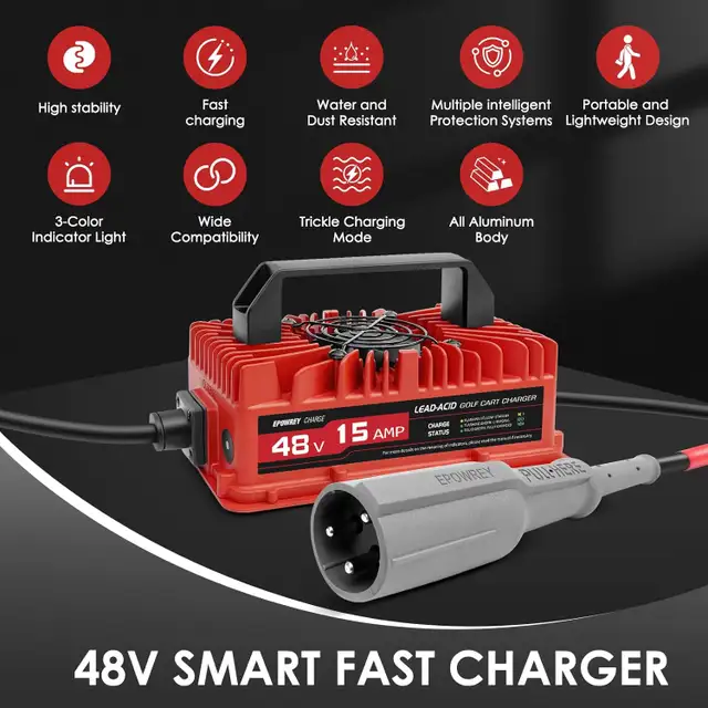EPOWREY 15 AMP 48V - Golf Cart Charger in Other in Mississauga / Peel Region - Image 7
