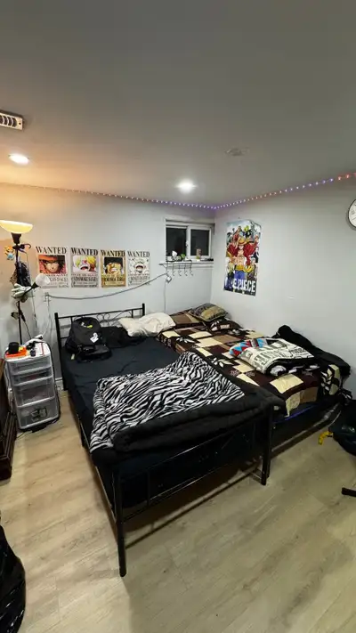 Looking for a male tenant to share a room with another male in a neat and clean 3-bedroom basement....