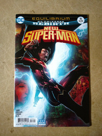 NEW SUPER-MAN #16 REBIRTH FIRST PRINT DC COMICS 2017 EQUILIBRIUM