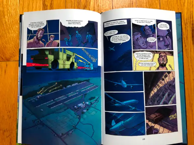 COMIC STRIP * THE NOTEBOOKS OF COMMANDER ROBERT PICHÉ * THE FLIGHT63006662111491123