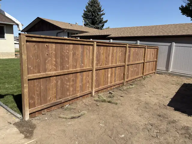 Repair, Repaint, or Build Nice Wood Fences... in Decks & Fences in Medicine Hat - Image 5