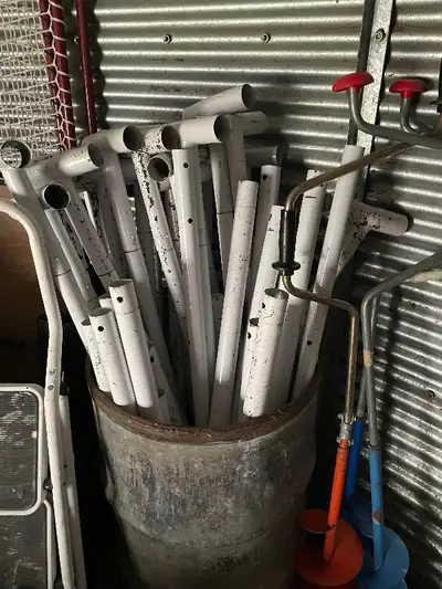 JUST the pipes, for a 24 foot swimming pool NO lining or ladder, just the pipes Height of pool is 52...