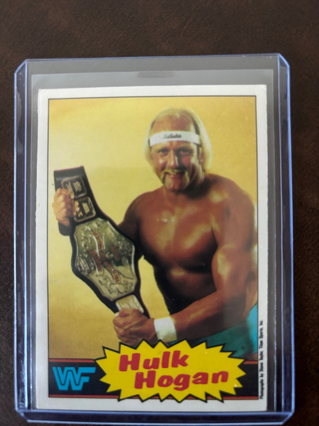 1985 OPC Canadian WWF WWE Wrestling Hulk Hogan Rookie Card  in Arts & Collectibles in City of Toronto