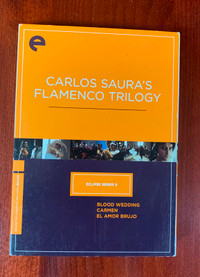 CRITERION DVD box set Carlos Saura's Flamenco Trilogy very rare