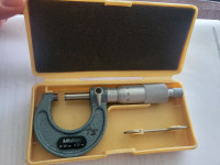 Mitutoyo 103-137 Outside Micrometer, Metric 0-25mm     $50