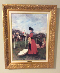 PORTRAIT PRINT "AT THE RACES" BY FRANCISCO MIRALLES