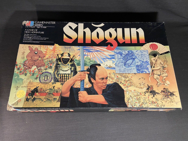 Shogun Samurai swords Vintage board game Milton Bradley for sale  