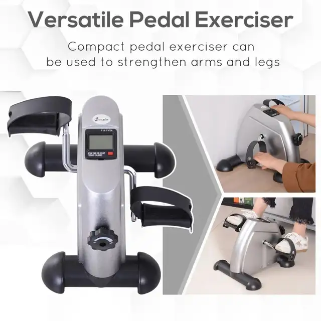 Portable Mini Pedal Exercise Bike Indoor Cycle Fitness Arm Leg w in Exercise Equipment in Markham / York Region - Image 8
