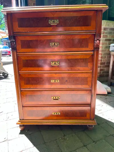 Antique European Walnut Chest of Drawers - 1850's, View more