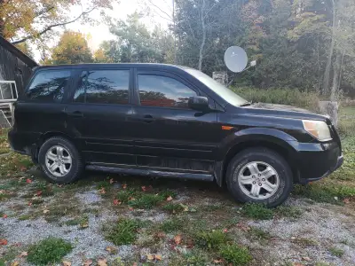 2007 HONDA PILOT AWD BLACK 4 DOOR WITH REAR HATCH IN GREAT RUNNING AND DRIVING CONDITION RECENT CHAN...