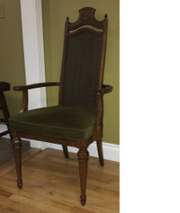 Set of six dining room chairs
