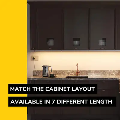 GETINLIGHT 48" Modern Island Under Cabinet Light - White Metal L, View more