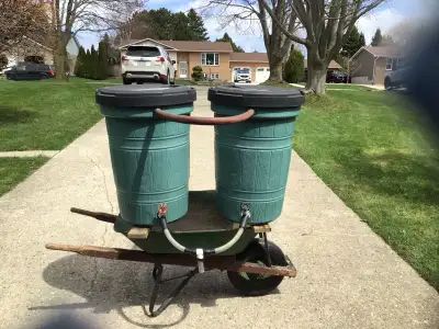 2    plastic. Rain Barrels.  , View more