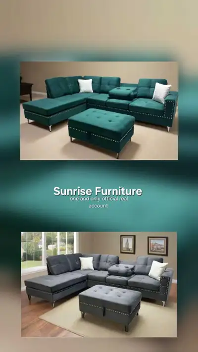 November Offer 6 Seater Sectional Sofa New Sofa with Ottoman, View more