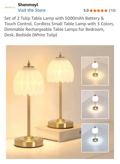 Shenmoyl Table Lampsqq Brand New, View more