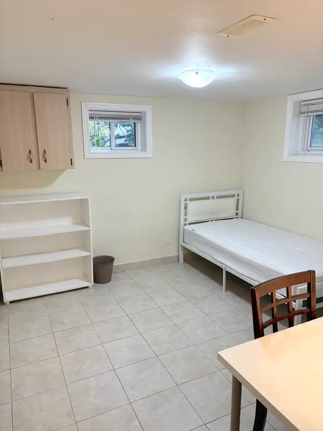 Furnished Basement Room with Private Bathroom