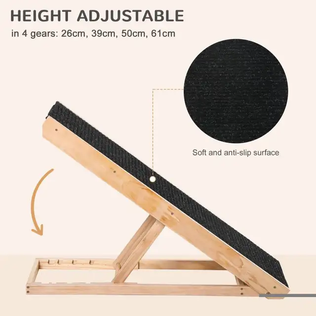 PawHut Dog Ramp Foldable Pet Ramp for Bed Couch in Accessories in Markham / York Region - Image 6
