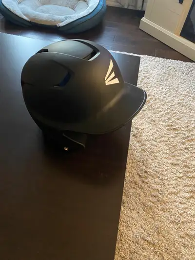 Baseball helmet & glove., View more