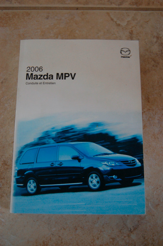 2006 Mazda MPV Owner's Manual in Other in Ottawa
