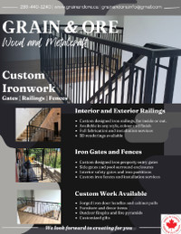 Custom Iron Fences, Railings, Gates