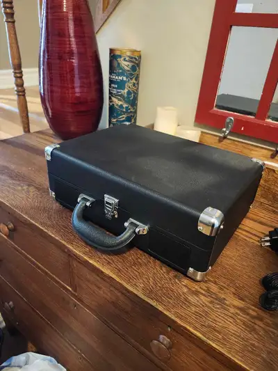 Victrola record player, like new.