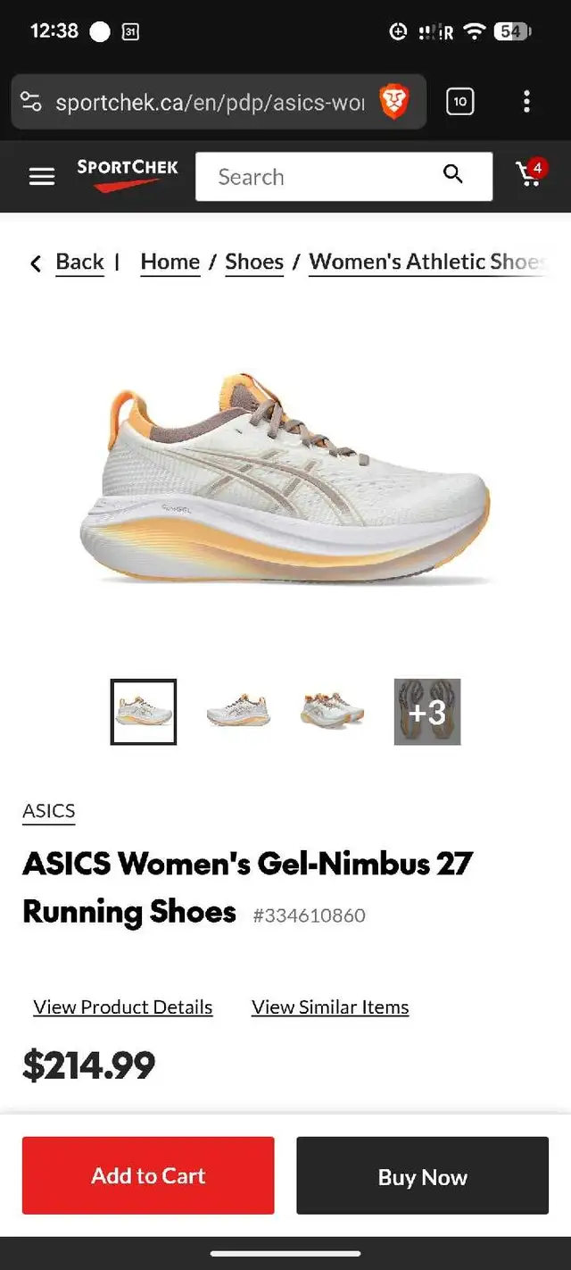 ASICS Women's Gel-Nimbus 27 Running Shoes, size 9, brand-new in Clothing, Shoes & Accessories in Calgary - Image 7