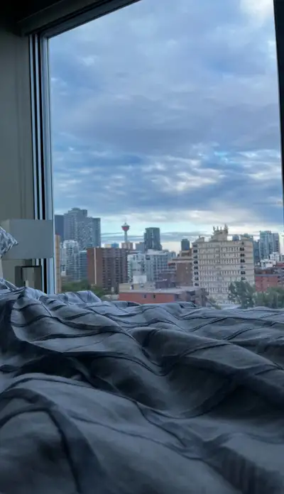 Cozy sky view  2bed 2 bath condo share in heart of downtown