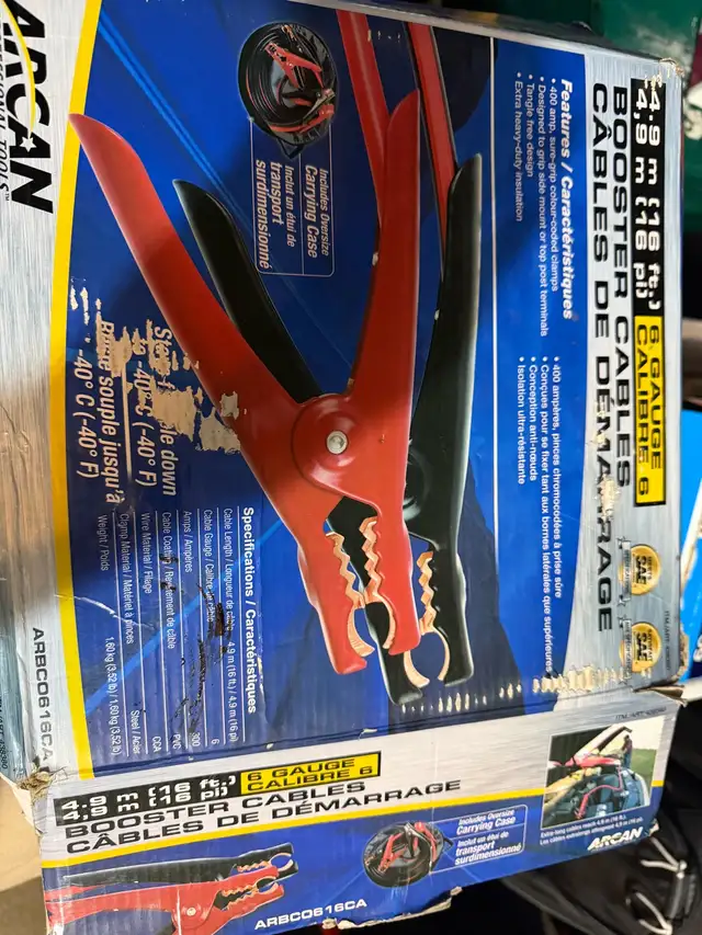 Arcan Booster Cables in Other Parts & Accessories in Mississauga / Peel Region - Image 2