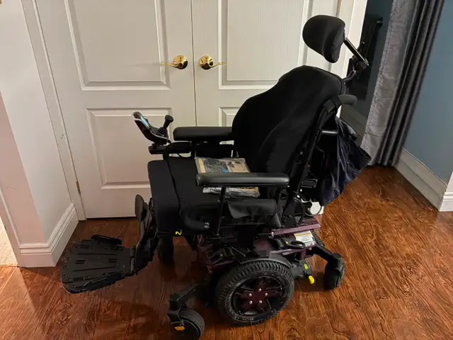 quantum tilting power wheelchair.
