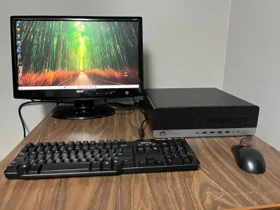 HP EliteDesk800 G3 SFF, new 480G SSD, i5 6500, 16G DDR4, DVD-RW, View more