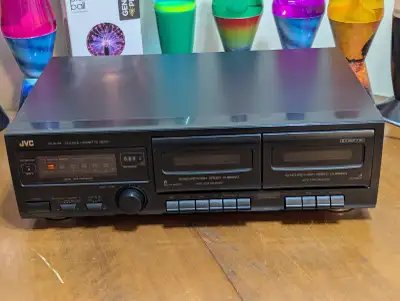 Cassette Tape Player Double Cassette Deck JVC TD-W118, View more