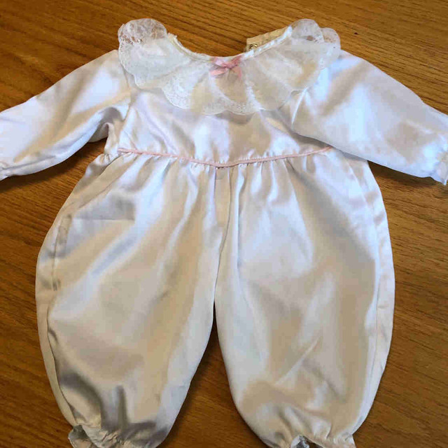 Vintage Satin and Lace 3m Romper in Clothing - 0-3 Months in Kitchener / Waterloo