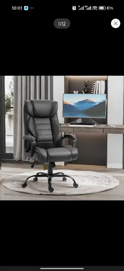  Massage Office Chair, High Back Executive， 6-Point Vibratio, View more