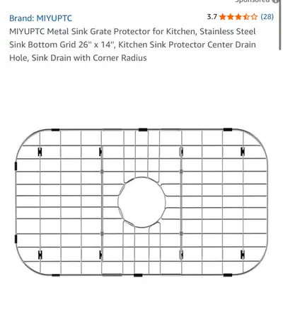 Metal Sink Grate Protector, View more