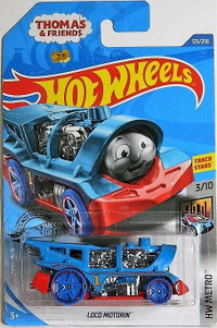 Hot Wheels 1/64 Loco Motorin' Thomas & Friends Thomas The