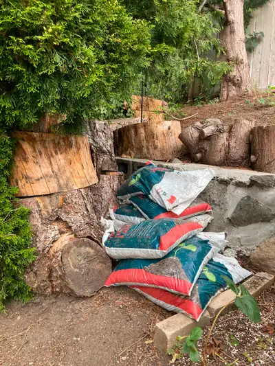 If you want to pick them up I have some big wood pieces from last year tree removal that could be co...