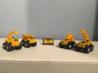 Set of Toy Construction Vehicles