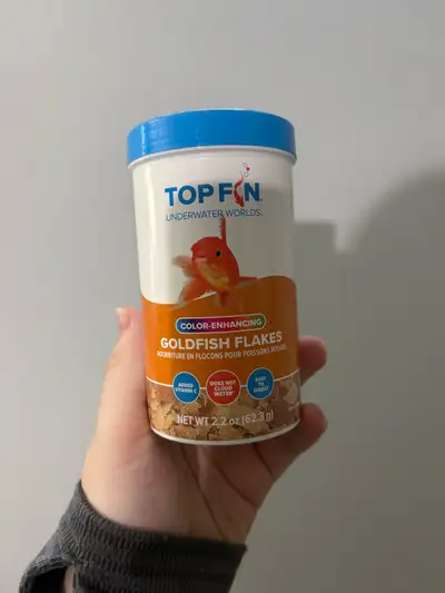 Unopened Goldfish Food – Top Fin Flakes (2.2 oz), View more