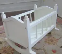 Pottery barn kids toy cradle