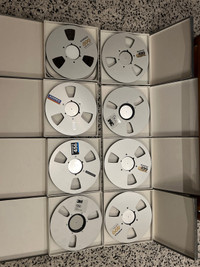 1/2 Inch Tape Machine Reels - Mint Condition